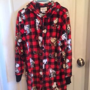 Peanuts Christmas Snoopy Onsie PJs